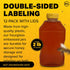 2 lb 12-Pack Mann Lake Refillable Hourglass Honey Jars | Plastic Containers with Yellow Flip-Top Lids | Empty Bottles