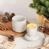 Countertop, Butter Crock, Ceramic Butter Keeper & Dish with Lid - Keeps Butter Soft and Spreadable Fresh for Christmas