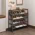 5-Tier 15-20 Homeiju Shoe Rack, Shoe Storage Shelf with MDF Top Board, Shoe Rack Organizer for Pairs of Shoes, Entryway