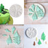 2PCS Succulent Fondant Mold - Fern Leaf Silicone Molds for Cake Decoration, Gumpaste 3D Molds for Cupcakes