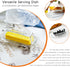 7 Inches Countertop 1 Glass Butter Dish with Lid for - Crystal Glass Butter Keeper Elegant Clear Butter Holder Tray