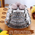 Round Steamer Rack with Silicone Liners, Stainless Steel Food Steamer Basket for Instant Pot Cooking
