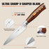 TUO Utility Knife, Small Kitchen Knife, 5 inch Paring Knife, High Carbon German Stainless Steel Cutlery