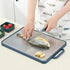 Yarrggu 15.7 10.6 Inches Titanium Cutting Board for Kitchen, Titanium & PP Double Sided Cutting Board with Deep Juice