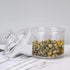 13.5oz Small Acrylic Storage Jar, Airtight Lid with Silicone Sealing Ring for Sugar, Tea, Spices, Bath Salt