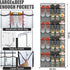 40 Large Over the Door Shoe Organizer Shoe Rack for Door Gray Mesh Pockets Hanging Shoe Organizer for Closet Shoe Holder Rack Behind Door Hanger Hanging Shoe Rack Nonslip Holder for Shoes