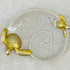 SHANCO Resin Sea Turtle Mother and Baby Soap Dish, Ocean Theme Bathroom Decor, Coastal Decor in Loyal Gold