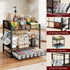 Countertop 42 Homsorout Coffee Bar Organizer - Coffee Station, K Cup holder Storage Basket with Drawer and Hooks