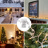 Brillarlights 50 Count, 13ft Christmas Lights Clear White Incandescent Mini String Lights Plug in Warm White with White