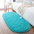 Noahas Ultra Soft Fluffy Bedroom Rugs - Kids Room Carpet Modern Shaggy Area Rugs 2.6' X 5.3', Teal Blue