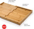 4 12.2 inch 23 Inch, 32 Copco Tier Expandable Bamboo Spice Organizer for Drawers, Adjustable from to In Drawer Rack