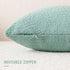 Pack 2, Cozy 22x22 Inch Foindtower of Decorative Textured Boucle Throw Pillow Covers Neutral Accent Solid Pillow Cases