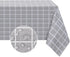 Romanstile 54 x 78 Inch Rectangle Plastic Tablecloth, 100% Waterproof Oil-Proof Heavy Duty Vinyl for Dining