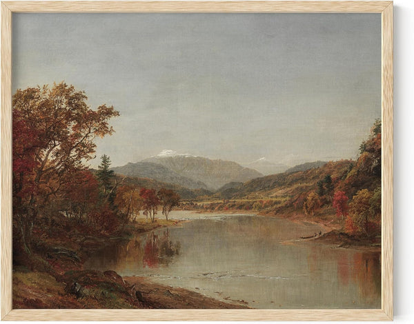 HAUS AND HUES Vintage French Landscape Art - Unframed 8x10 Wall Decor for Modern Farmhouse