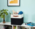 DECOMOMO Cube Storage Bins | 12x12 Collapsible Storage Cube Bins with Dual Handles for Organizing Closet, Shelf,