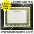NuDell 21202 Leatherette Document Frame, Black, 8-1/2 x 11 (Pack of Two)