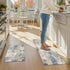 Set 2,Non Sink,Laundry,Home,Office,Desk(17"x29"+17"x47") LEEVAN Kitchen Mats Cushioned Anti Fatigue Blue of Slip