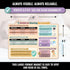 Sunsella 8.5" 11" Breastmilk Storage Guide Magnet | x Fridge Magnet Storage Chart for Breastmilk Freezer Storage | Baby