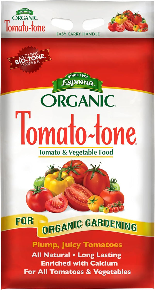 Espoma Organic Tomato-Tone 3-4-6 with 8% Calcium. Organic Fertilizer for All Types
