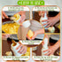 Arancini Maker Mold Set of 2 Rice Ball Molds 160g/5.65oz, Round and Pointed Shapes, Easy-to-Use and Clean