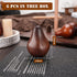 6PCS Fake Brown Pear Artificial Lifelike Fake Fruits Decorative for Kitchen Party Home Ornament House Table Faux Fruit