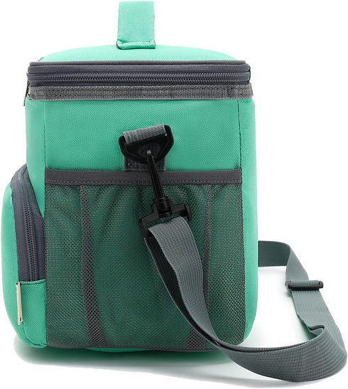 Insulated Lunch Bag for Adult/Women/Men, Reusable Large Cooler Tote with Adjustable Shoulder Strap