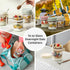 4 Pack 16 oz Overnight Oats Containers with Lids and Spoons, Glass Mason Jars with Airtight Lids, Overnight Oats Jars