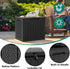 30 YITAHOME Gallon Outdoor Storage Box, Small Water Resistant Resin Deck Box, Indoor Outdoor Lockable Rattan Storage