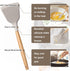 E-far Silicone Cooking Utensils Set, 10-Piece Heat Resistant Kitchen Tools with Wooden Handle