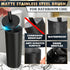 Set Black Toilet Brush and Holder - Scratch Resistant Black Toilet Bowl Brush and Holder with Soft Bristles Replaceable