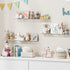 6 Pack 15" 4 upsimples Acrylic Shelves for Wall Storage, x Floating Bookshelves for Kids, Display Shelf Organizer
