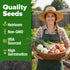 8 1600+ Bulb HOME GROWN Onion Variety Mix Heirloom Non-GMO Seeds for Planting, High Germination, Red, Yellow, White
