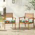 Set 4 18.5" 16" 3", downluxe Outdoor Chair Cushions of for Patio Furniture, Water-Resistant Square Corner Patio Chair