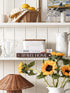 Countertop, Set 1, LE TAUCI Butter Dish with Lid for Ceramic Butter Container, Embossed Butter Keeper with Acacia Wood