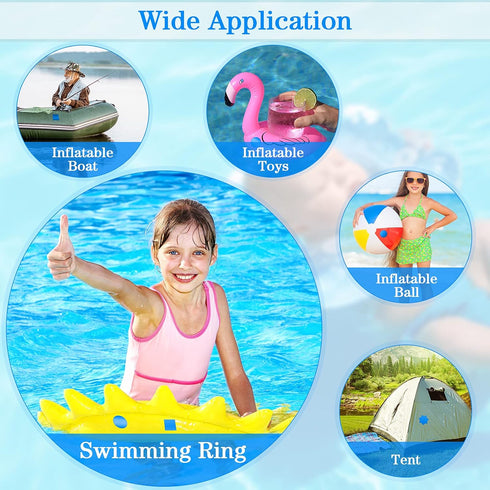 Outus 30 Swimming Pcs Pool Patch Repair Kit PVC Vinyl Pool Liner Patch Self Adhesive Plastic Pool Patch for Above