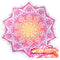 Large Microfiber Boho Mandala Beach Towel Round Bohemian Beach Blanket Hippie Indian