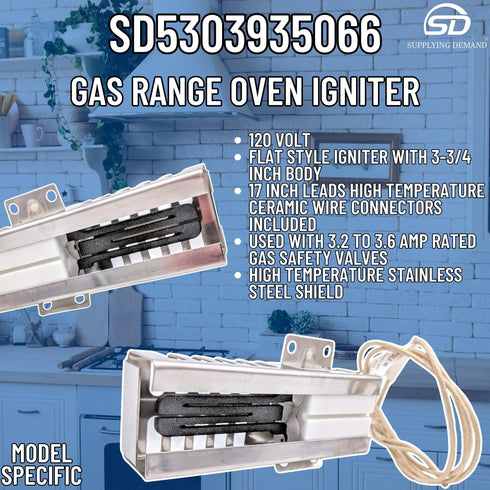 Supplying Demand 5303935066 Gas Range Oven Igniter Replacement