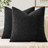 EMEMA Pack of 2, 18 x 18 Inch, Textured Boucle Throw Pillow