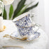 TATSUMI Country Set, 6 2 SETS Roses Bone China Tea Cup and Saucer Pieces, Vintage Style, For Women and Tea PartiesQH