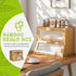 Counter BMOSU Large Bread Box Double Layer Bamboo Bread Box for Kitchen Container Farmhouse Bread Holder Capacity Bread