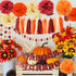 Fall Bridal Shower Decorations, Thanksgiving Decorations, Burgundy Champagne Orange Fall In Love Banner for Engagement