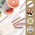 Hiware 12-Pack Rose Gold Metal Straws, Reusable with Case, Stainless Steel Drinking Straws for Tumblers