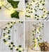 2m, 20 Guirlande lumineuse avec feuilles, chane lumineuse de lierre Artificial Green Leaf Ivy Vine with LED Light