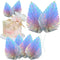 Gyufise 6Pcs Paper Palm Fan Cake Toppers, Palm Spear Leaves Fan Cupcake Toppers, Cake Insert Decorations for Birthday