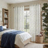 jinchan 63 Inches Set 2 Linen Nursery Curtains for Living Room Boho Curtains for Bedroom Kids Room Long Geometric