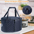 BAGSPRITE Slow Cooker Carrying Case for 6-8 Quart Crockpot, Hot Food Carrier with Lid Fastener, Hamlton Beach Tote