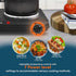 Elite Gourmet EDB-302BF Black Countertop Double Cast Iron Burner, 1500 Watts, Easy to Clean