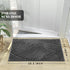 Yimobra Front Door Mat Outdoor Entrance, Ultra Water Absorbent, Heavy Duty Non-Slip Rubber Backing, 29.5x17 Inch