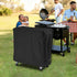 65-80 Cooler,34"Lx19"Wx31"H-Black AKEfit Patio Cooler Cart Cover,Waterproof Ice Chest Cart Cover Fits Quart Patio Party