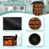 SELIONLIKN 18.9"x16.5" Retro Wooden Bookshelf Pattern Laundry Hamper Books Laundry Basket With Handles Foldable Oxford